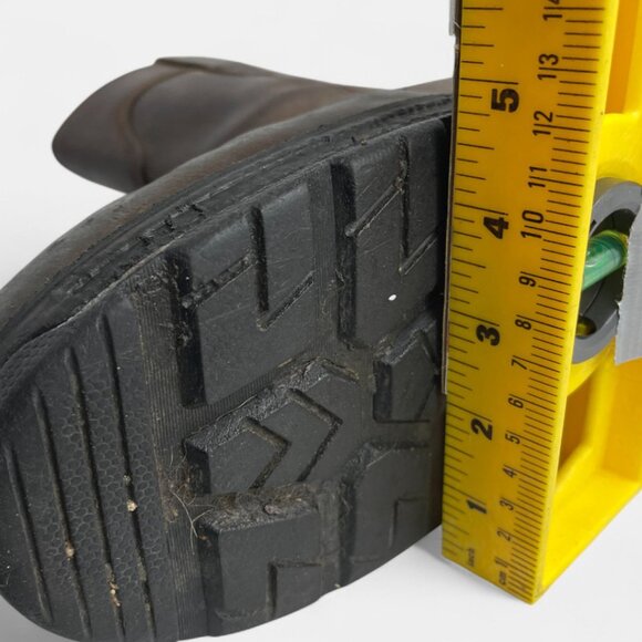 Herman Survivors Men's 10 Leather Steel Toe Waterproof Boots Cowboy Work Biker - Picture 12 of 14